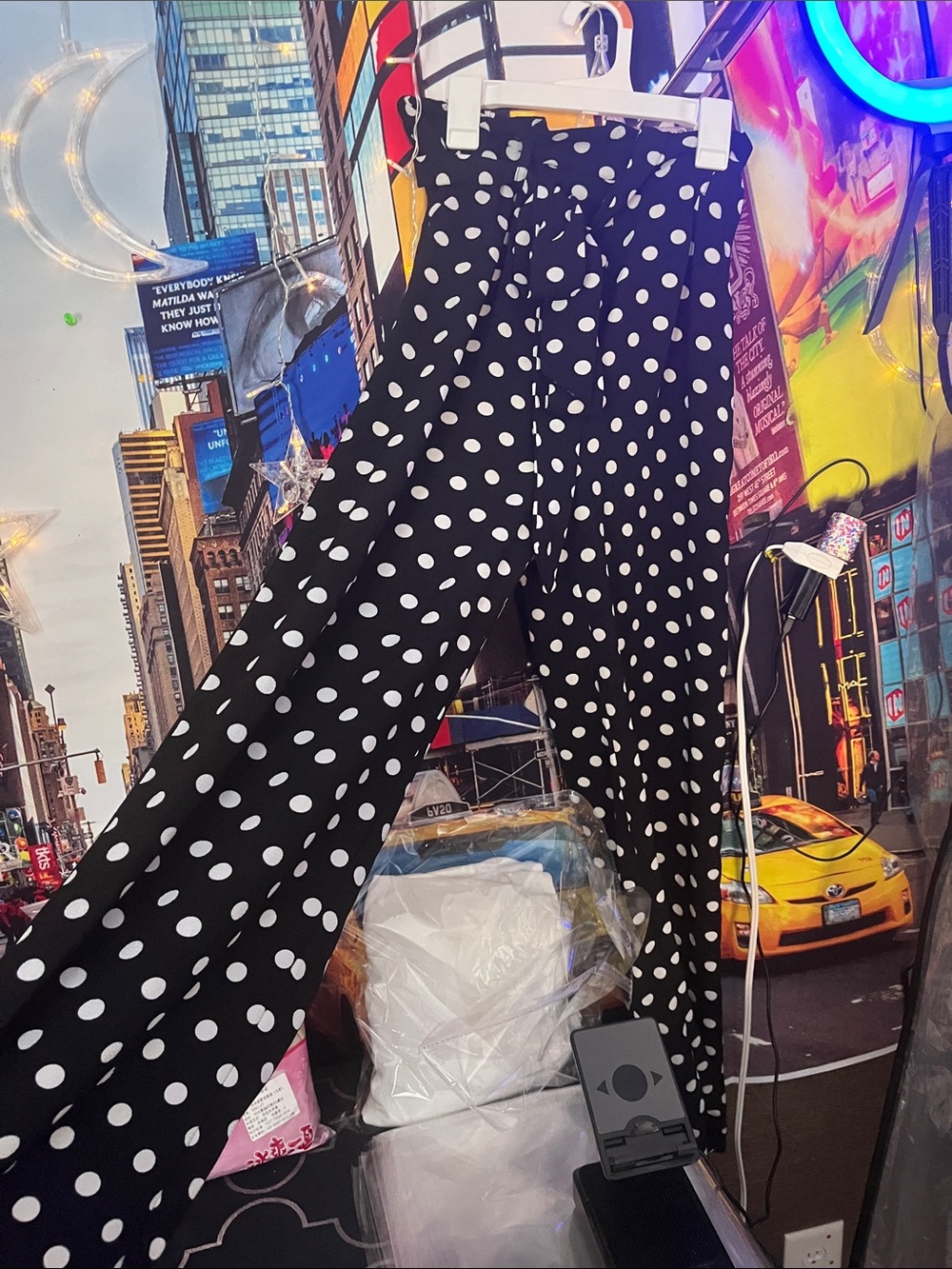 iris polka dot pants
